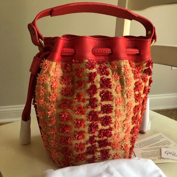 New with Dust Bag: GiGi New York Mini Genevieve Bucket Bag - Picture 6 of 13